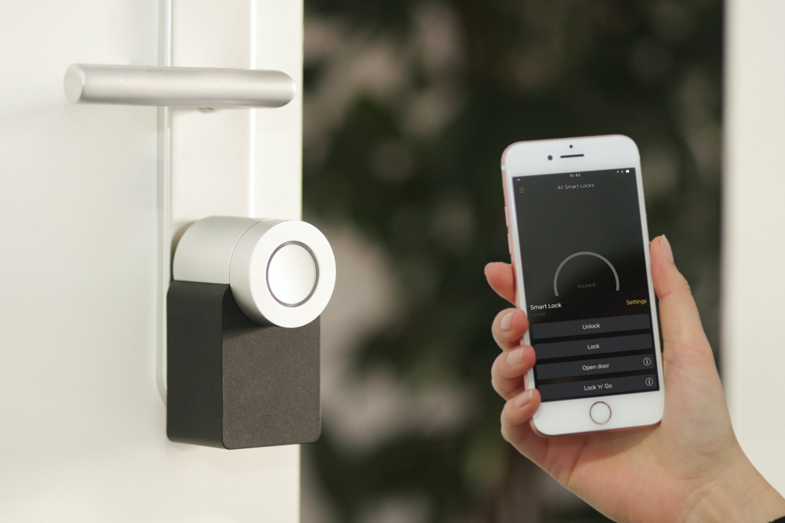 smart lock unlocking with phone
